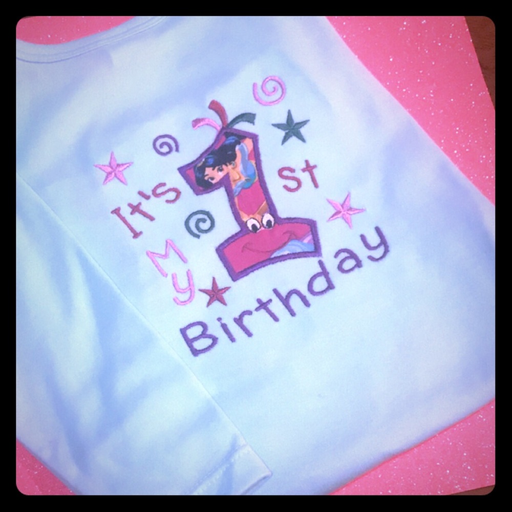 Toddler girl birthday bodysuit 12-18mths